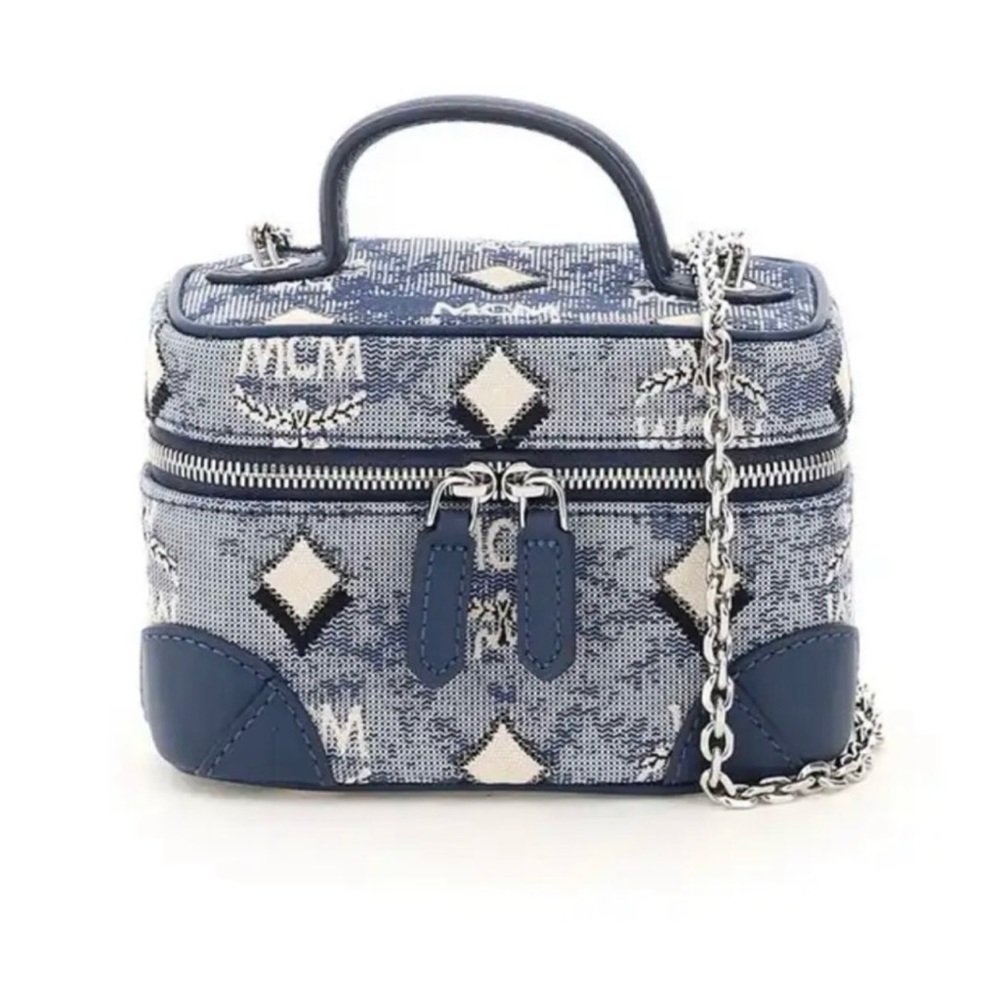 MCM Mini Bag Vintage Monogram Jacquard Rockstar Vanity Case